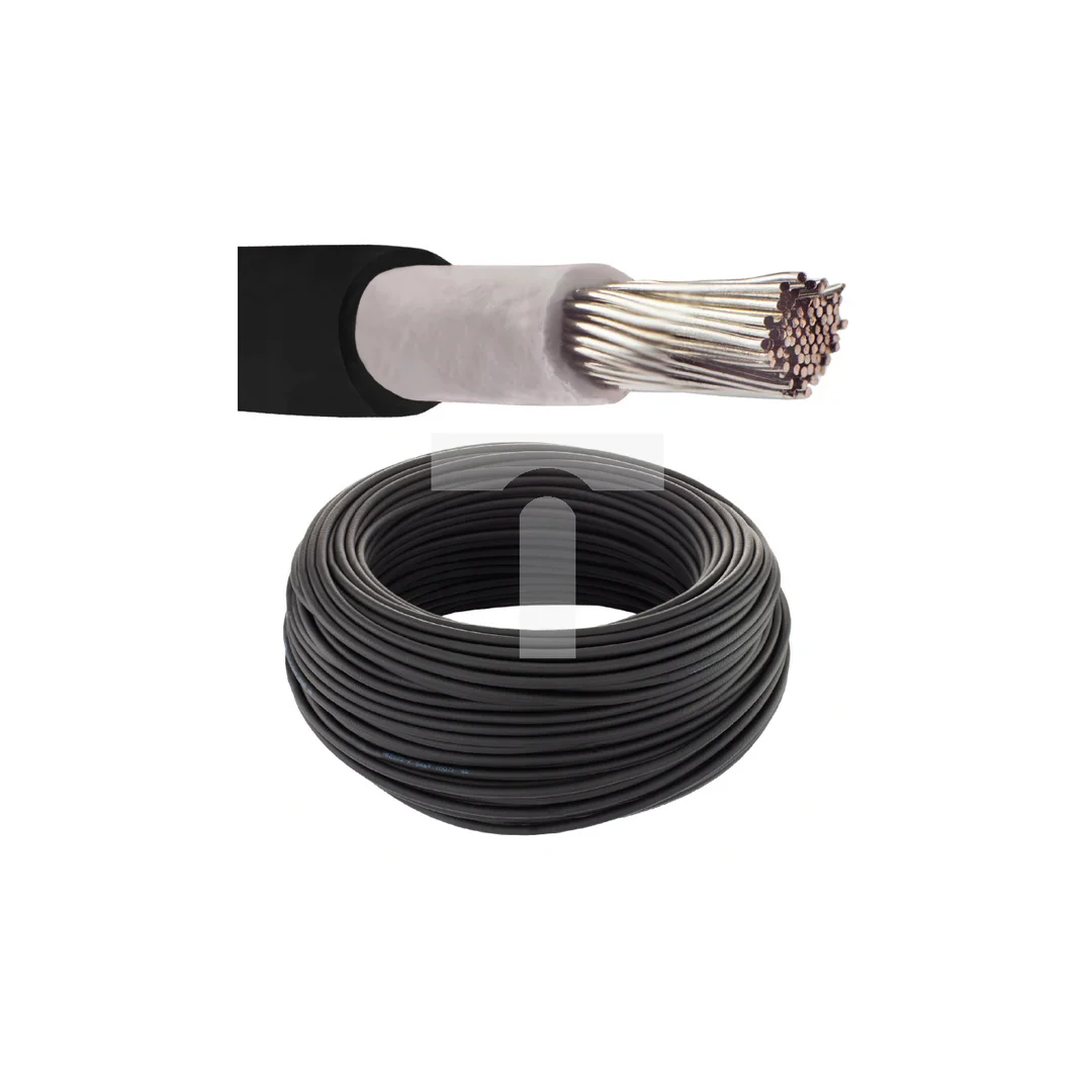 Kabel solarny fotowoltaiczny H1Z2Z2-K 1,0/1,5kV 4mm2 czarny NEKU /100m/