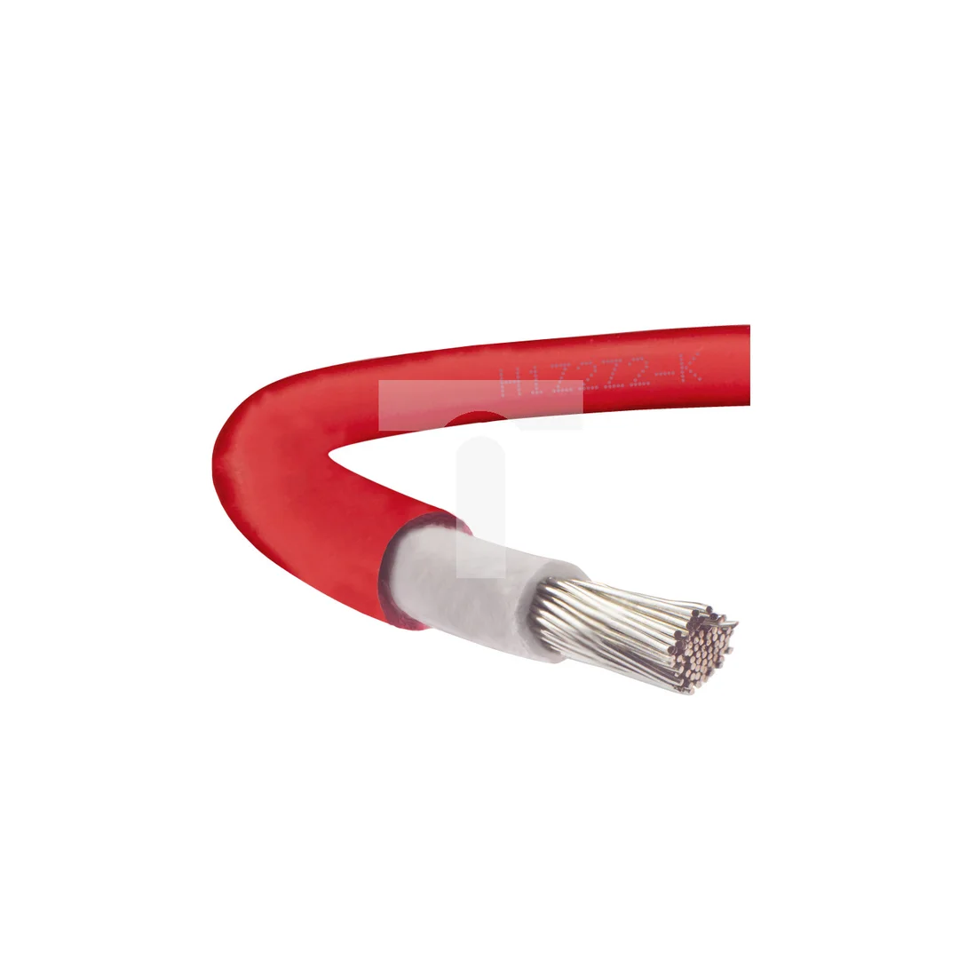 Kabel solarny fotowoltaiczny H1Z2Z2-K 1,0/1,5kV 6mm2 czerwony NEKU /50m/