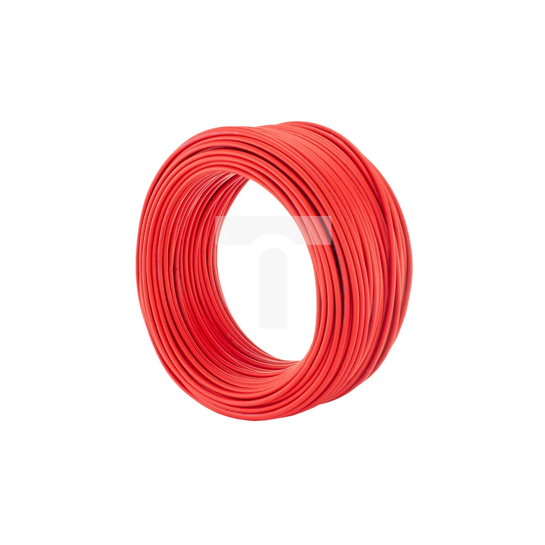 Kabel solarny fotowoltaiczny H1Z2Z2-K 1,0/1,5kV 6mm2 czerwony NEKU /50m/