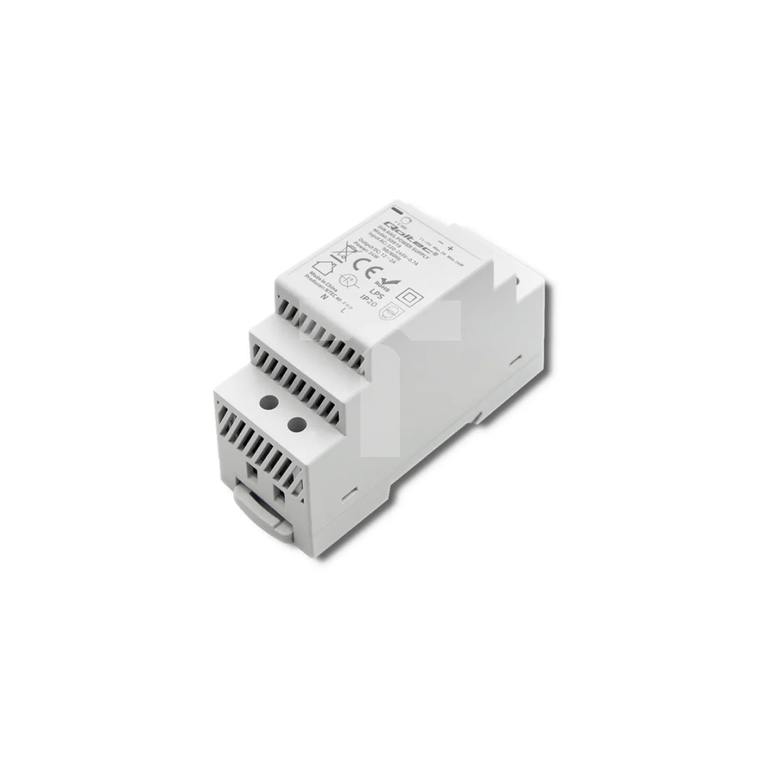 Qoltec Zasilacz na szynę DIN 24W 12V 2A Szary