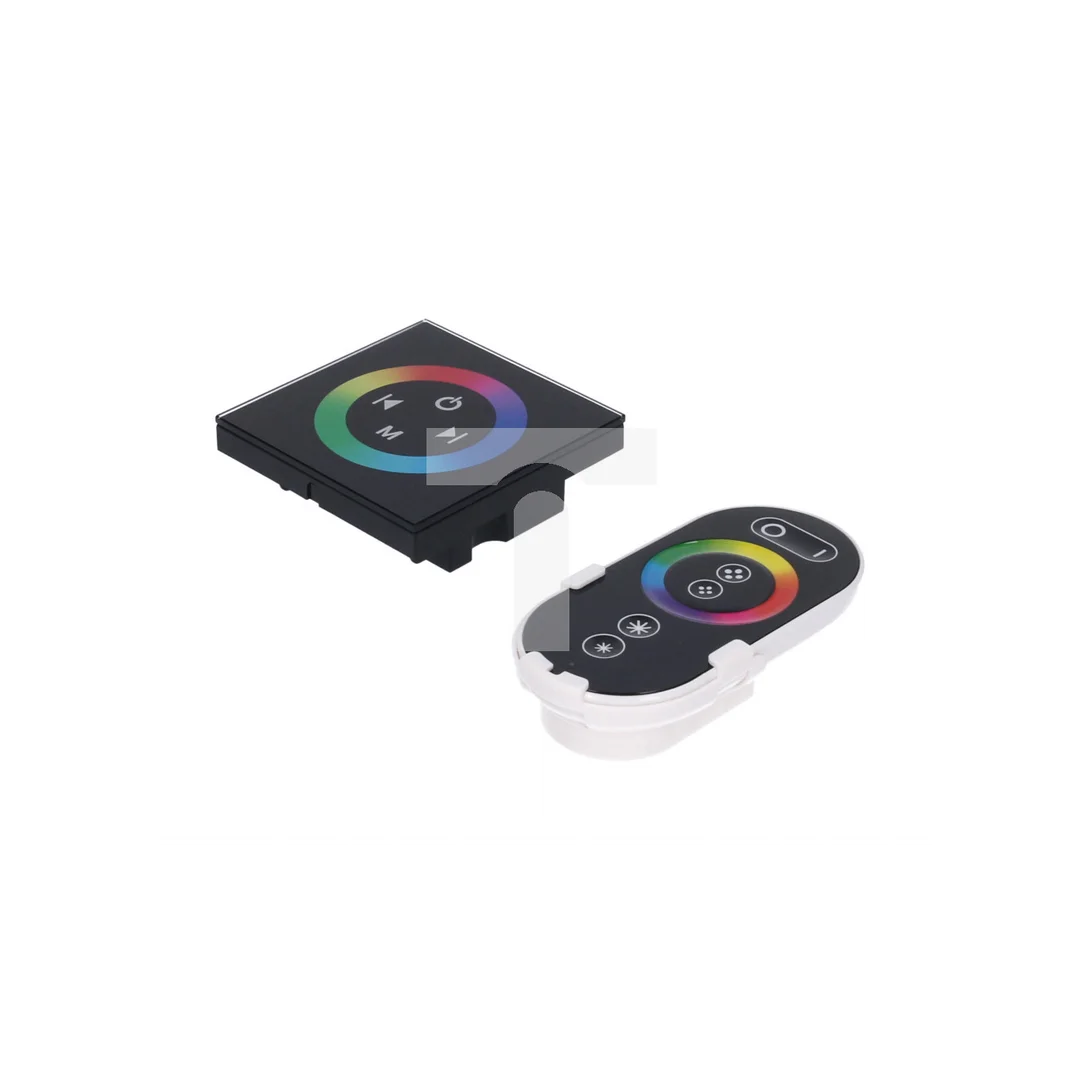 Sterownik LED RGB 3x4A panel komplet pilot+uchwyt 12-24V Prescot