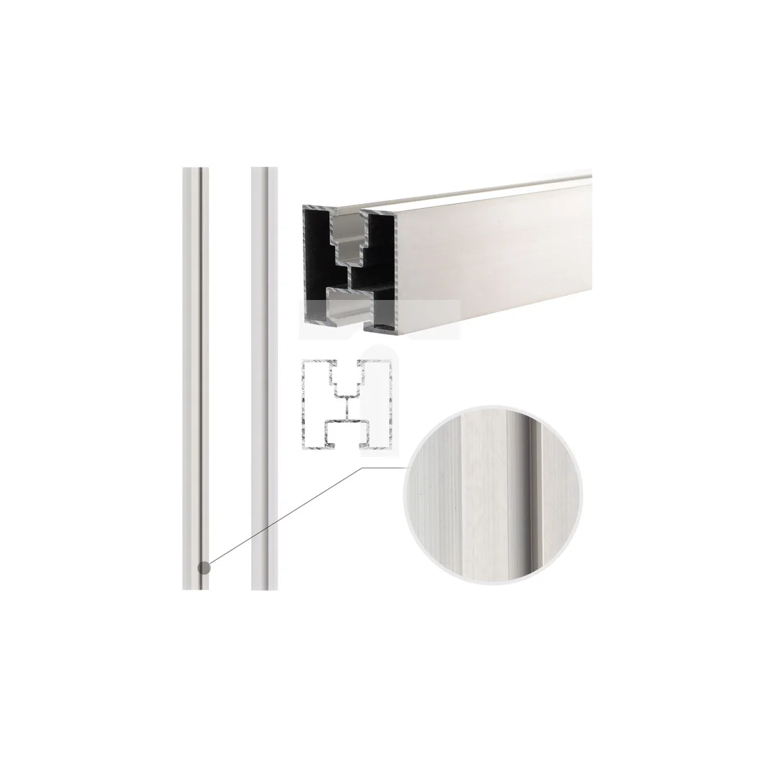 Szyna montażowa aluminiowa profil 40x40mm 2070mm do paneli PV