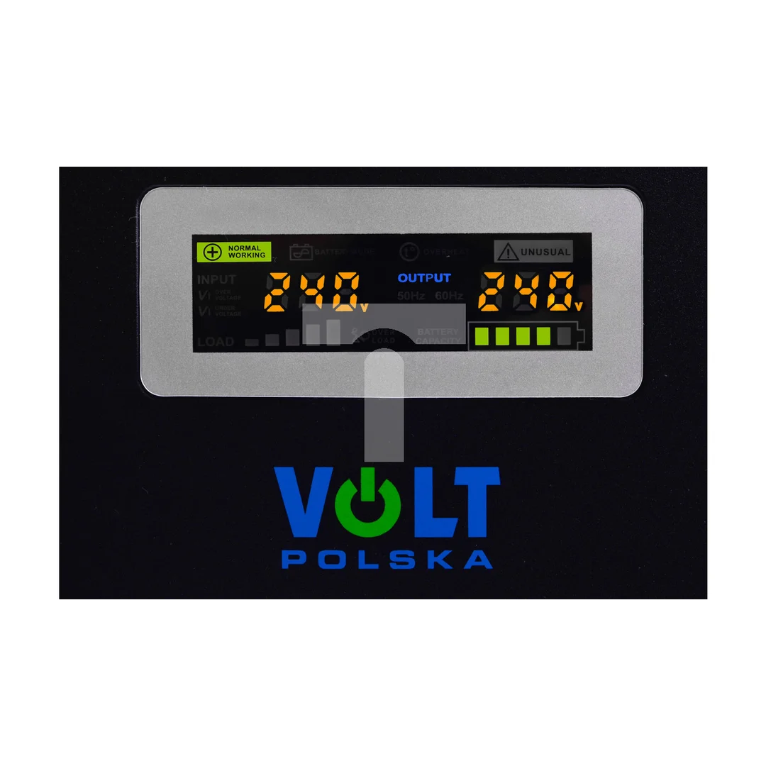 Zasilacz awaryjny SINUS 12V 800VA 10A + Akumulator 55Ah VOLT