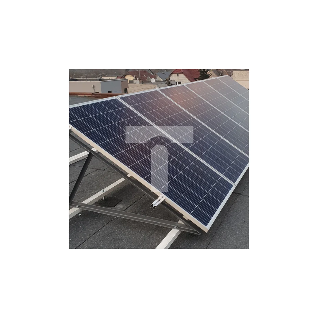 Trójkąt montażowy do paneli PV 1700x1450x850mm kąt 30 stopni + śruby (montaż kątem prostym w kierunku modułu)