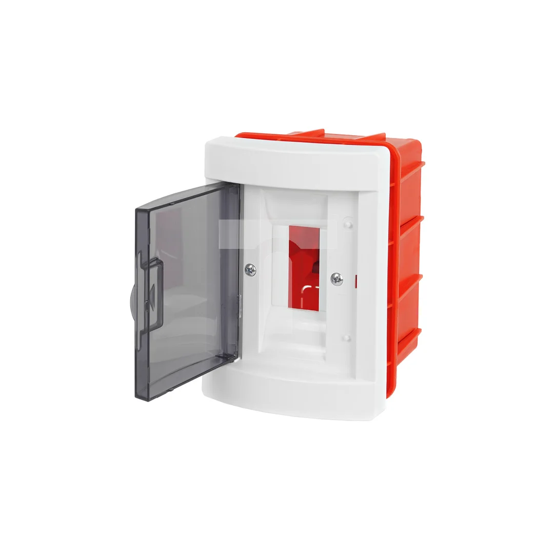 Rozdzielnica modułowa 1x2 podtynkowa IP40 biała RM-PT-02P