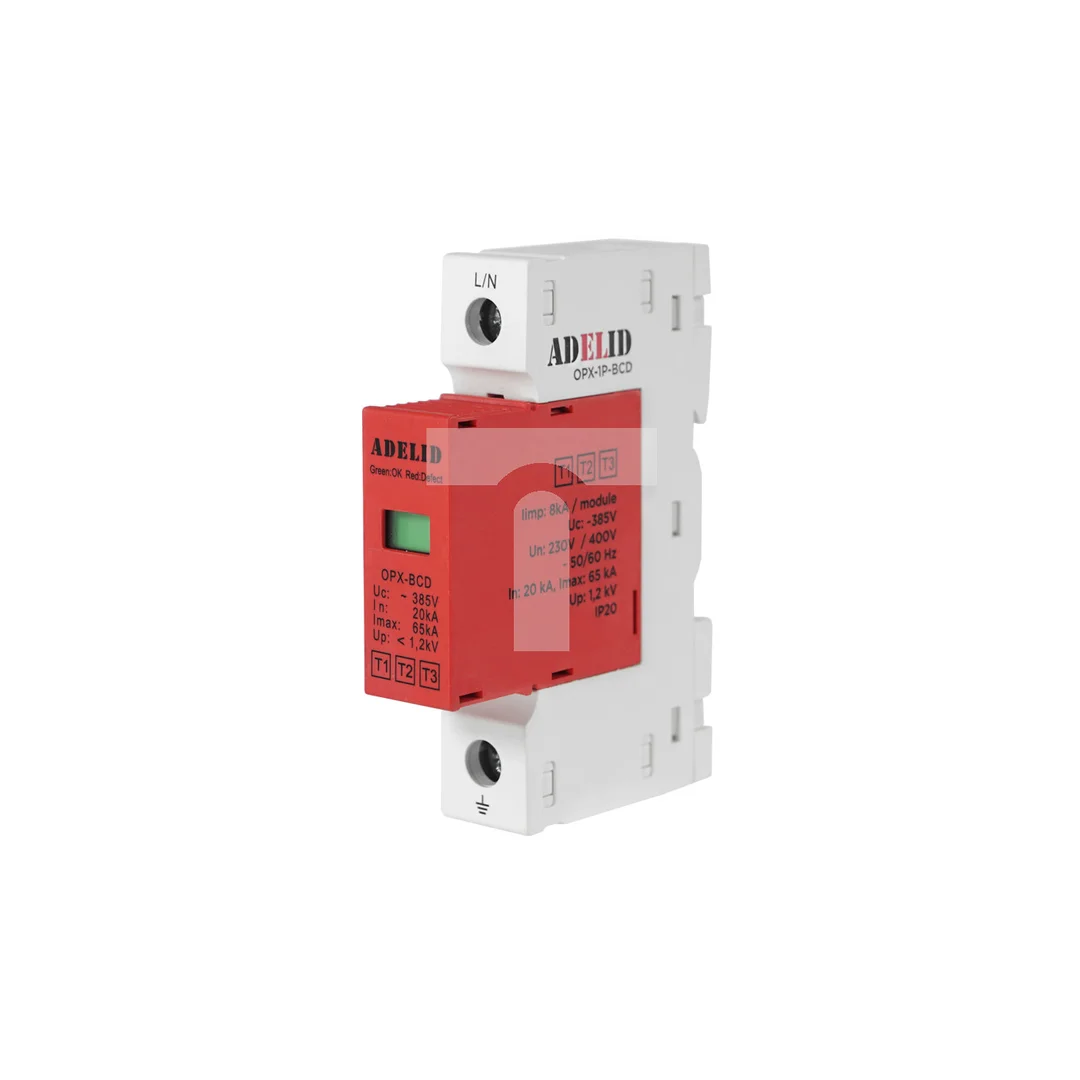 Ogranicznik przepięć T1+T2+T3 1P 1,2kV 8kA OPX-1P-B+C+D