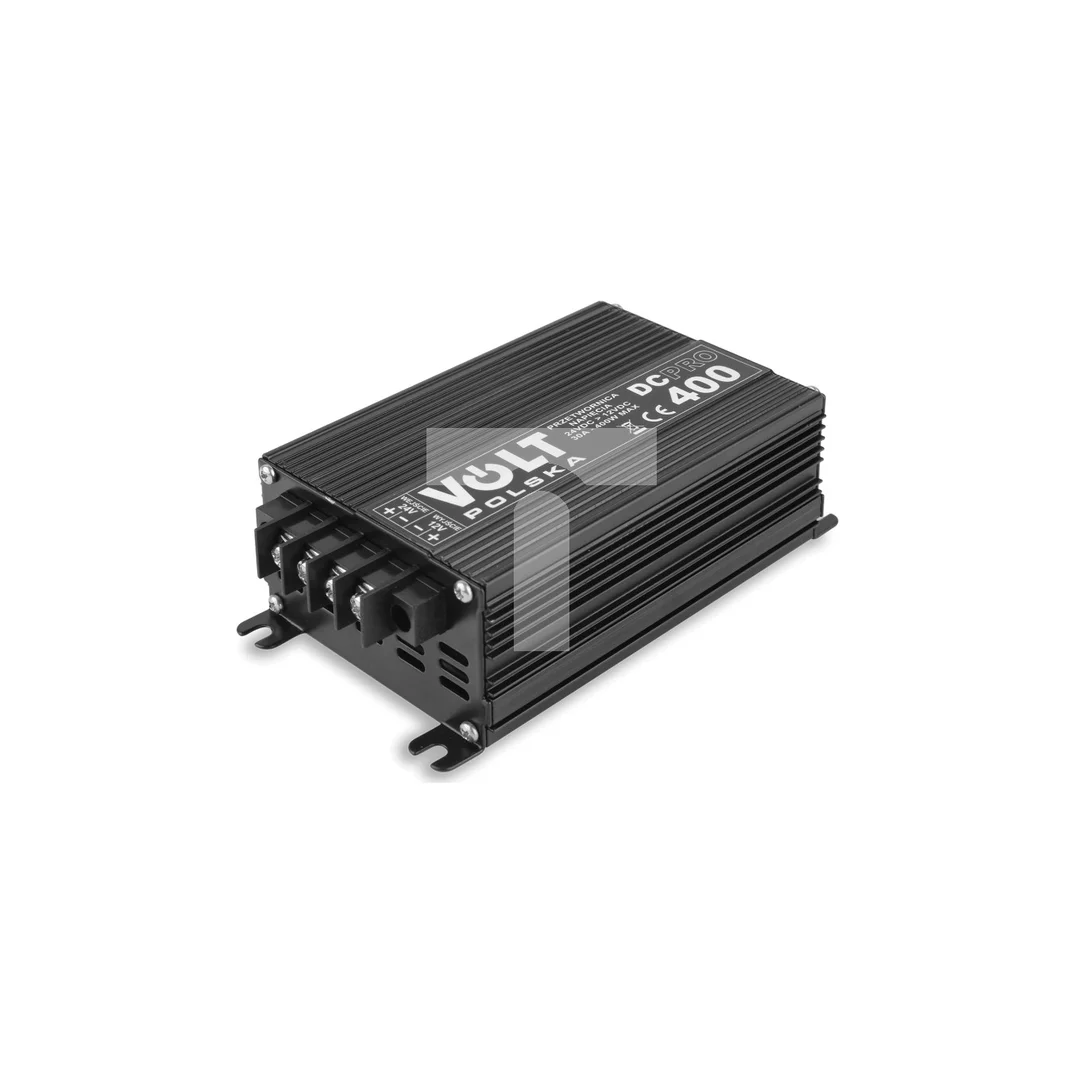 Reduktor napięcia przetwornica bezzakłóceniowa DC PRO 24V/12V 30A 400W