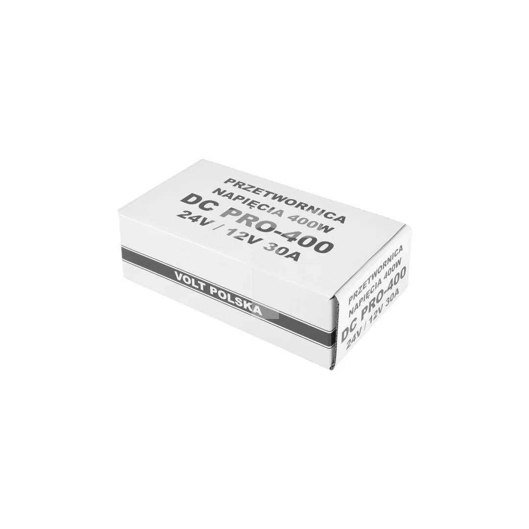 Reduktor napięcia przetwornica bezzakłóceniowa DC PRO 24V/12V 30A 400W