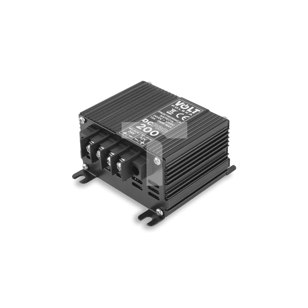 Reduktor napięcia przetwornica bezzakłóceniowa DC PRO 24V/12V 15A 200W
