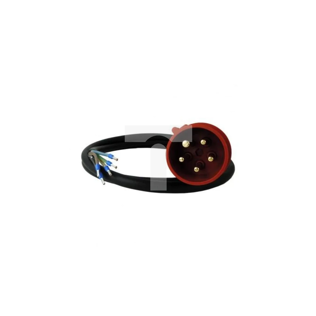 2m Przewód przyłączeniowy z wtyczką 16A/5P kabel 5x2,5mm² 2930