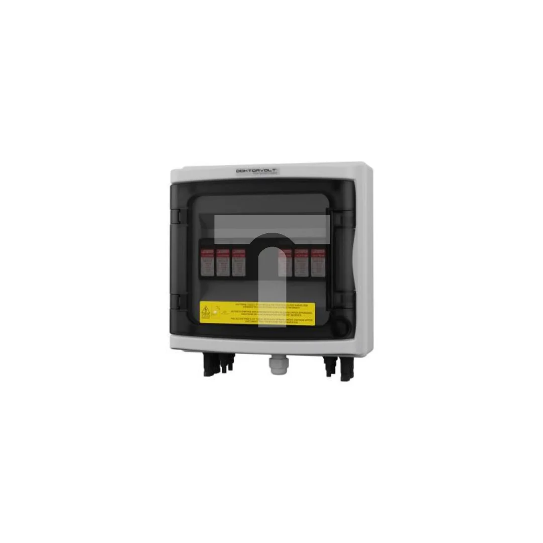 Rozdzielnica PV fotowoltaiczna solarna DC 1000V T1 T2 MC4 2-stringowa Doktorvolt 1444