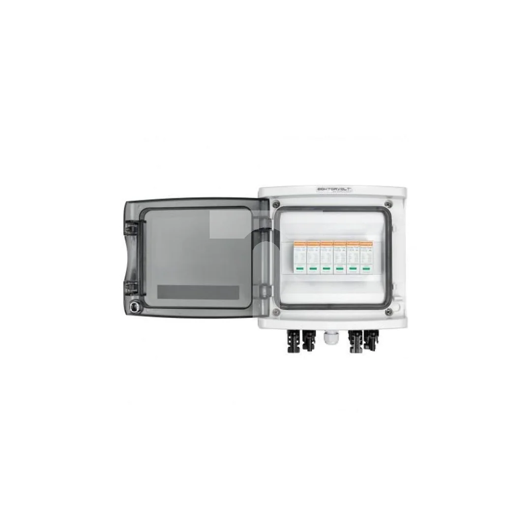 Rozdzielnica PV Fotowoltaiczna Solarna 2-Stringowa DC 1000V T1 T2 Mersen Doktorvolt 4494