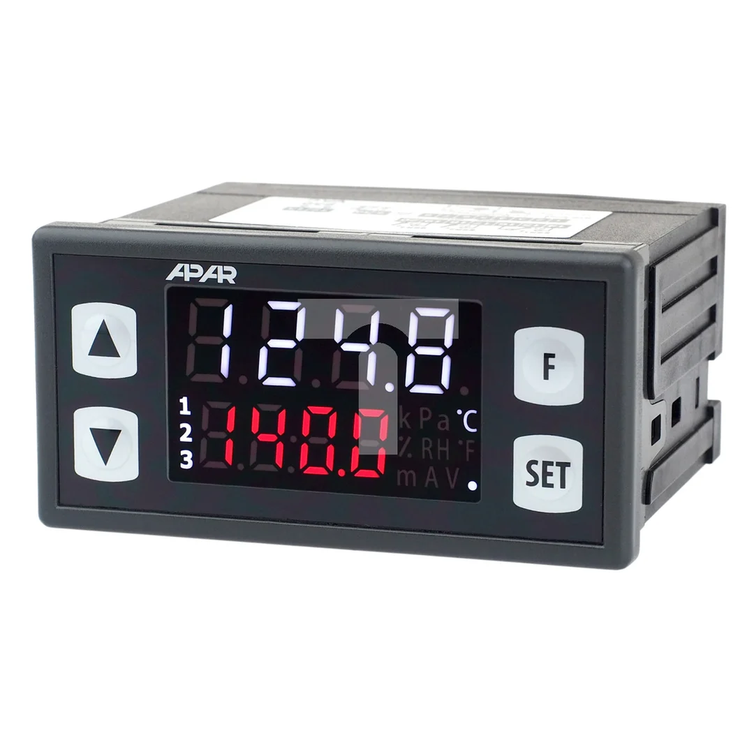 Dwukanałowy regulator uniwersalny AR653.B/P/P/S/WA/RS485