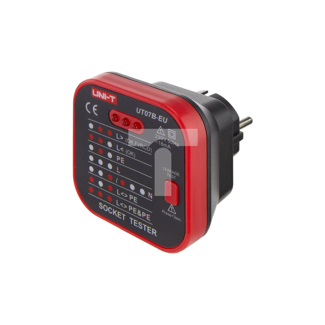 Wskaźnik sieci 230V z testerem RCD UT07B UNI-T