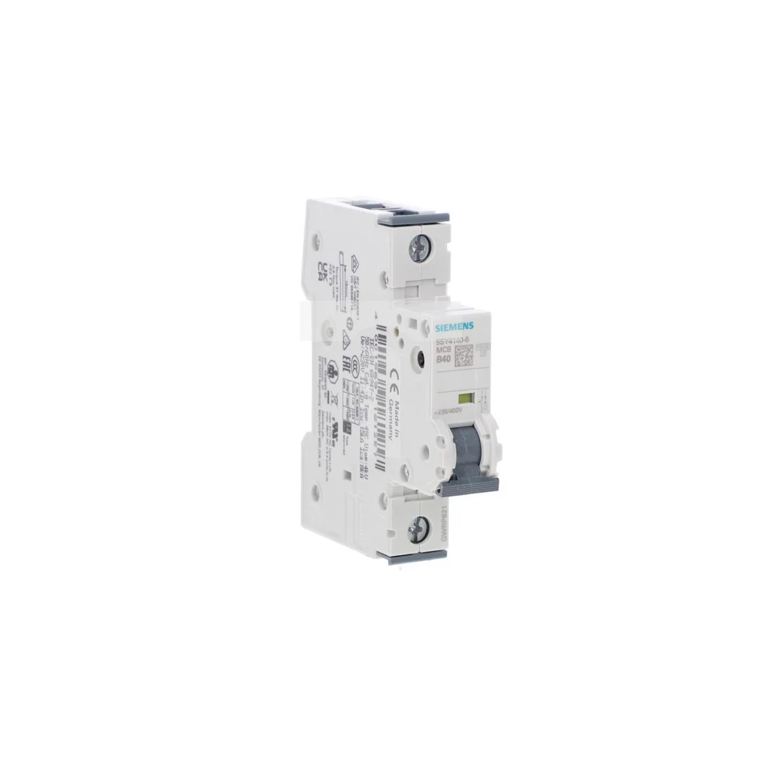 Wyłącznik nadprądowy 1P B 40A 10kA AC SENTRON 5SY4140-6