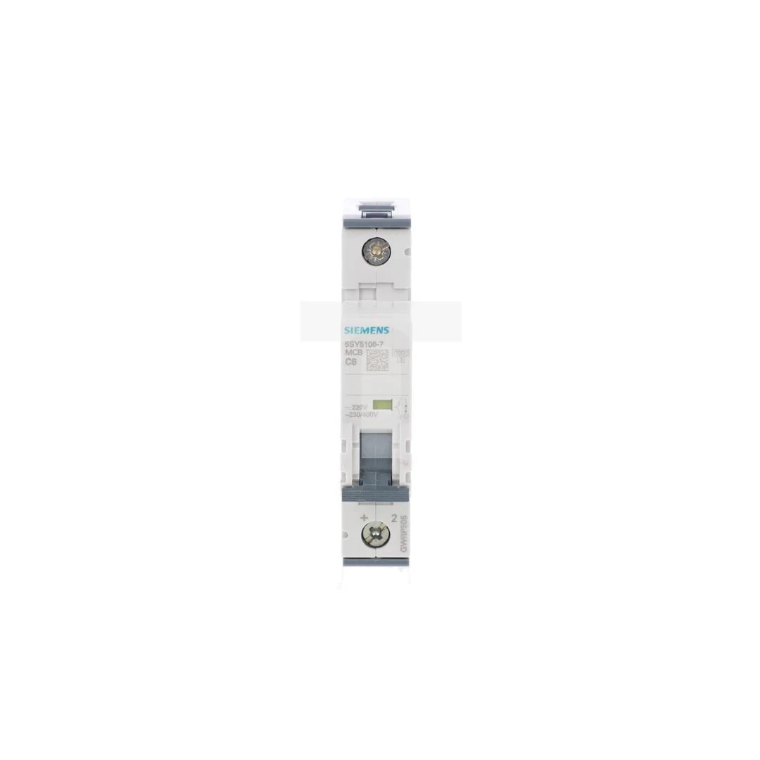 Wyłącznik nadprądowy 1P C 6A 10kA AC SENTRON 5SY5106-7