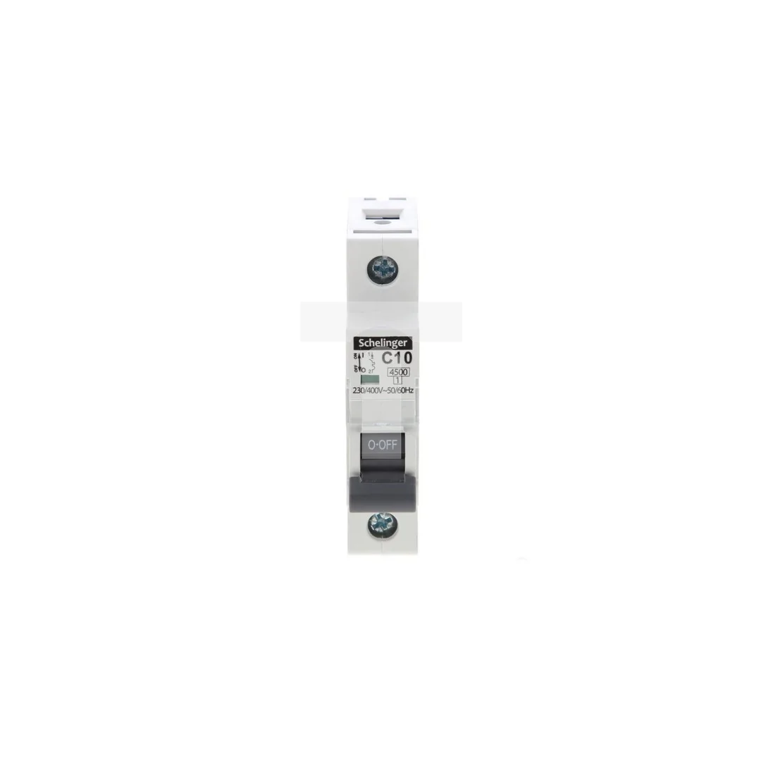 Wyłącznik nadprądowy 1P C 10A 4,5kA AC SCHELINGER A02-G7-1P-C10