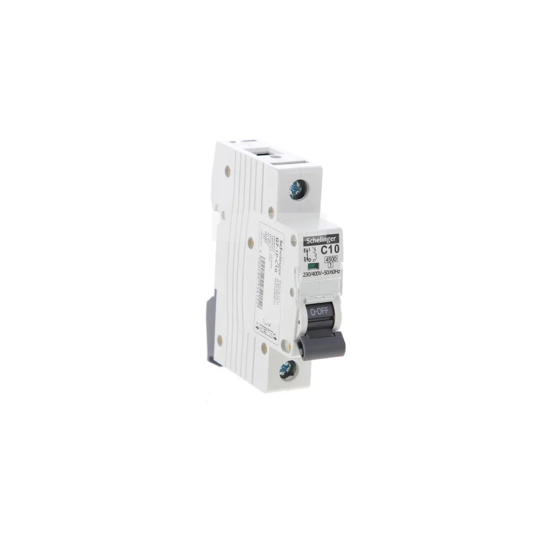 Wyłącznik nadprądowy 1P C 10A 4,5kA AC SCHELINGER A02-G7-1P-C10