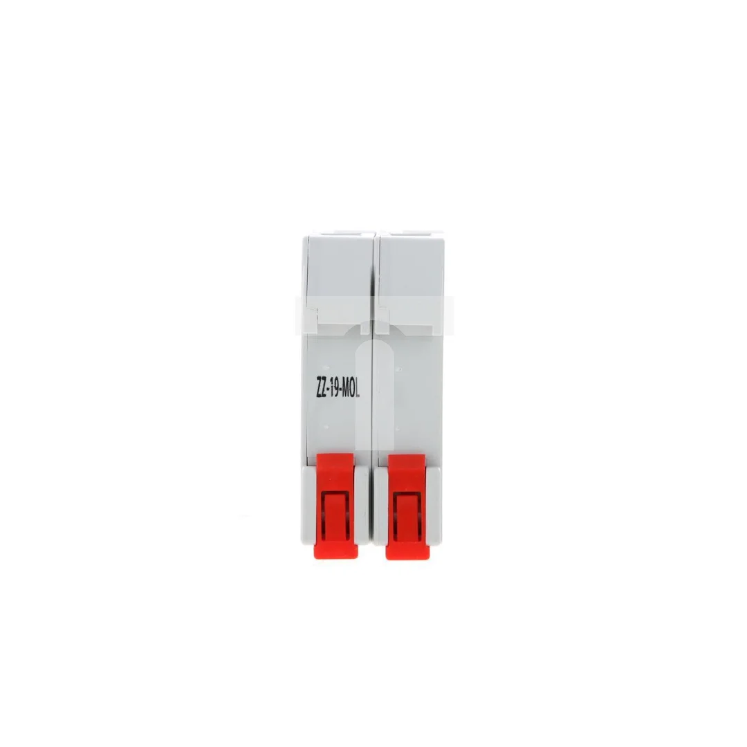 podstawa bezpiecznikowa 2-polowa do wkładek 10x38 1000V DC MAX. 32A Z KONTROLKĄ