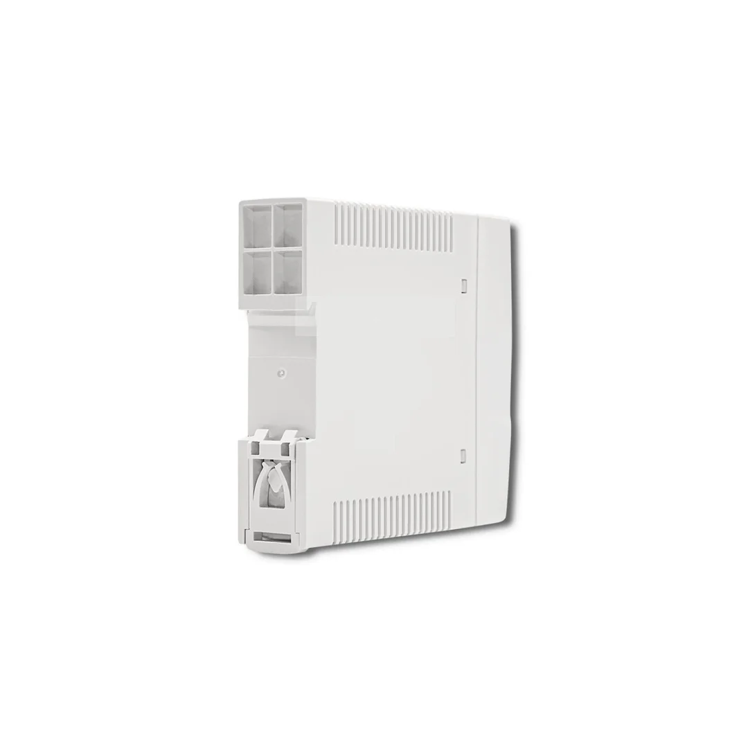 Qoltec Zasilacz na szynę DIN 24W 24V 1A Biały Slim