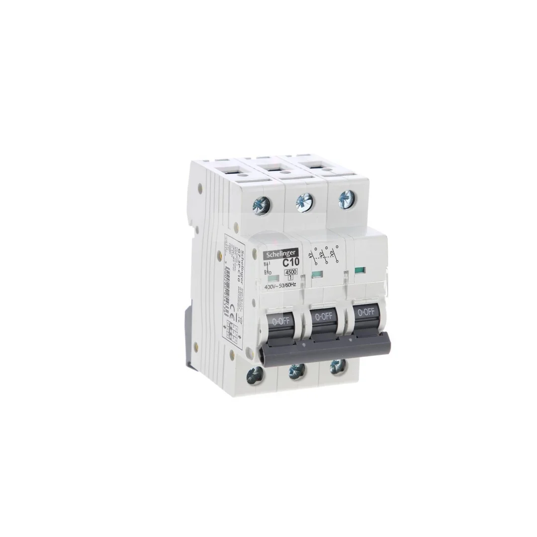 Wyłącznik nadprądowy 3P C 10A 4,5kA AC SCHELINGER A02-G7-3P-C10