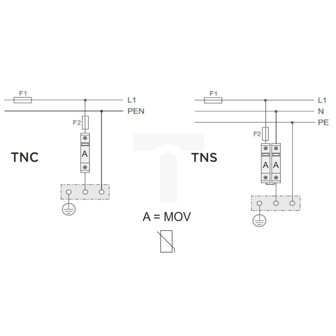 Ogranicznik przepięć T1+T2 1P 1,5kV 6kA OPX-1P-B+C-PILOT
