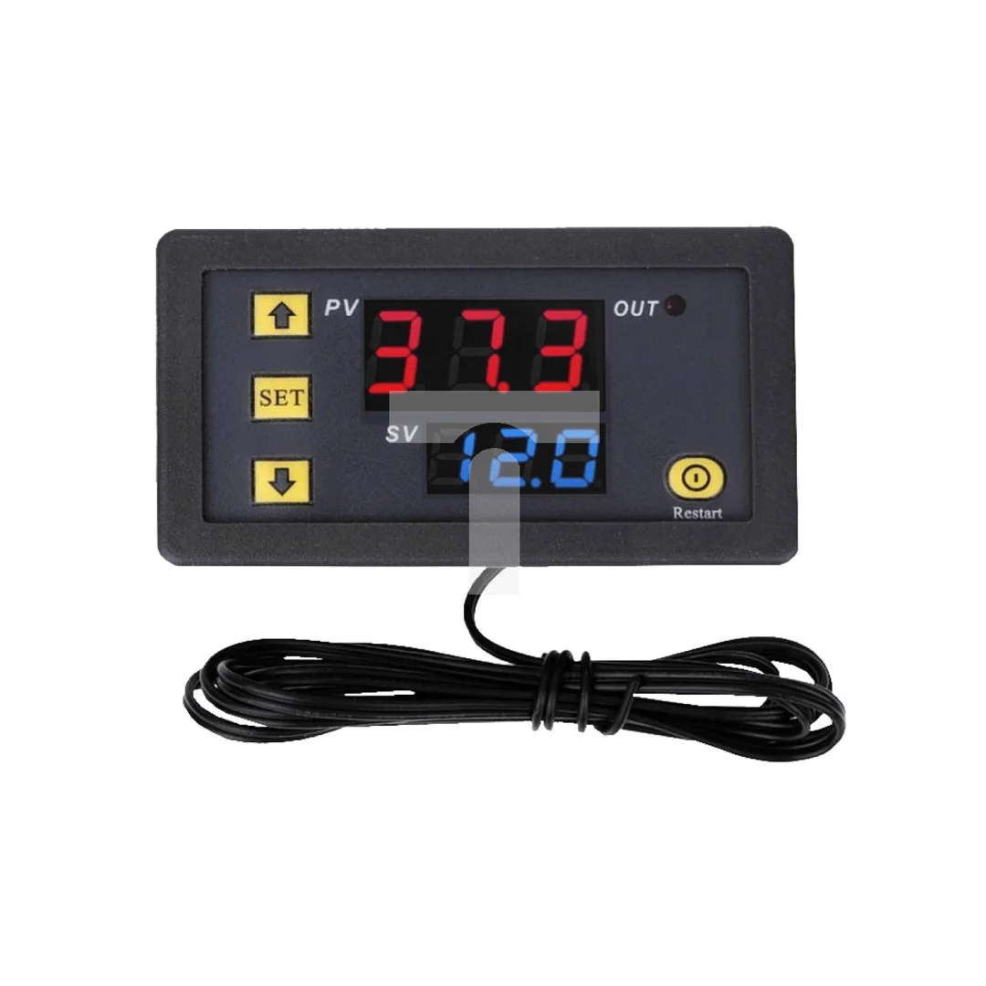 Termostat elektroniczny panelowy 24V DC TP2-24V