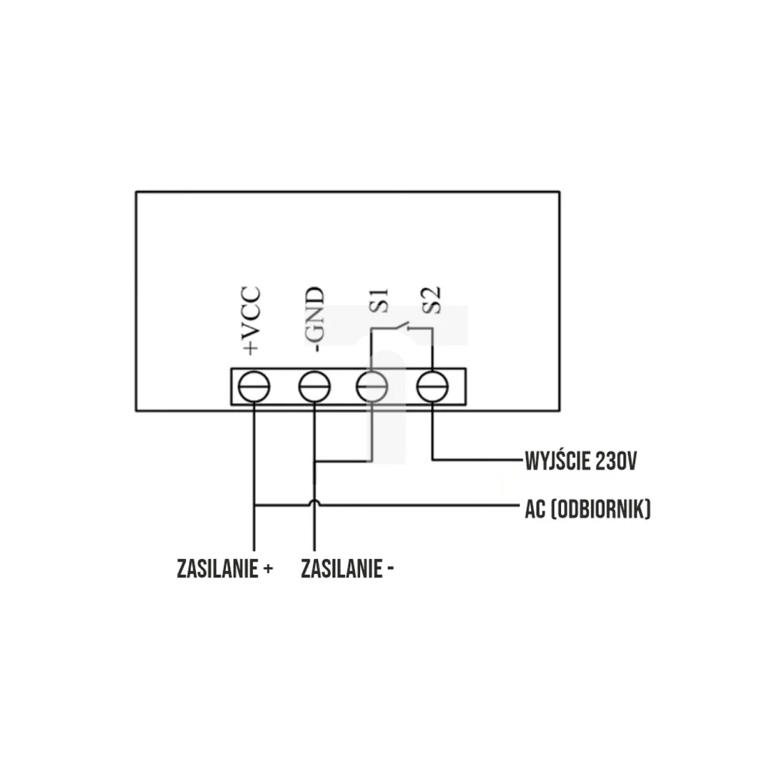Termostat elektroniczny panelowy 24V DC TP2-24V