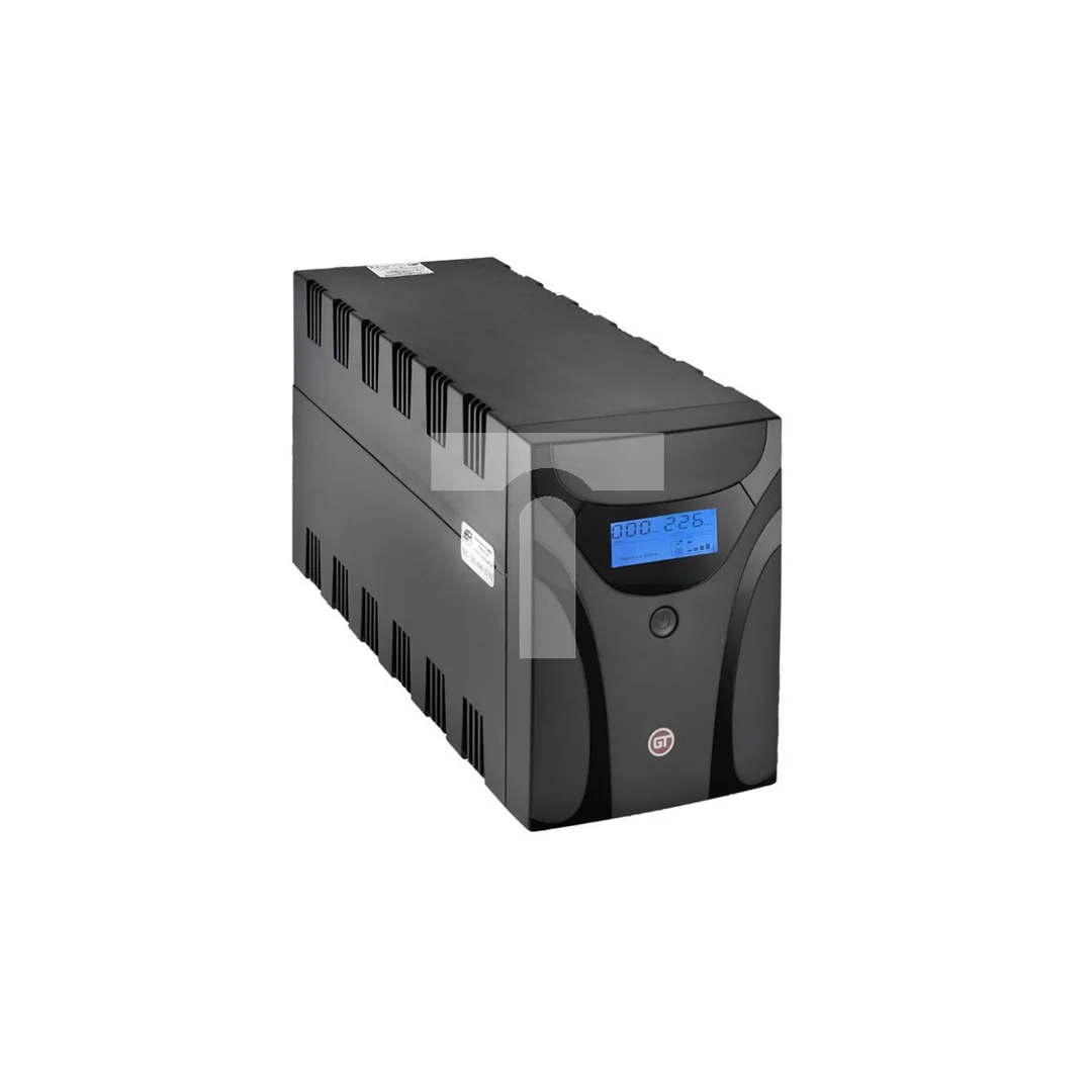 GT UPS POWERbox Tower 1500VA/900W Line-Interactive 4xSCHUKO 24V-7Ah LCD
