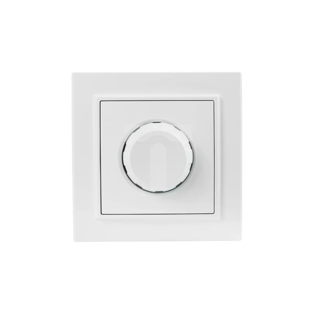 QUADRA Ściemniacz obrotowy 3A 50-650W biały
