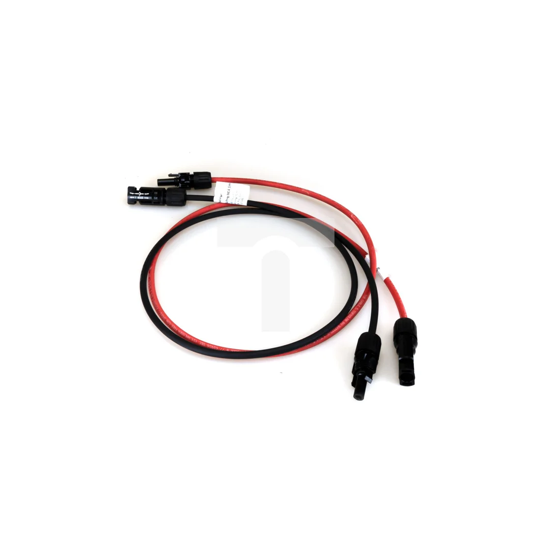 SET 6mm2 Kabel fotowoltaiczny Czerwony Czarny MC4 + WTYCZKA PV 2x2m