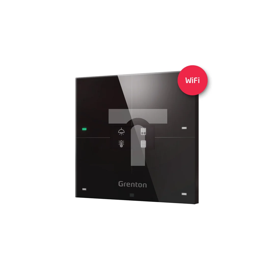 GRENTON SMART PANEL 4B WiFi, OLED, black, WSP-204-W-01