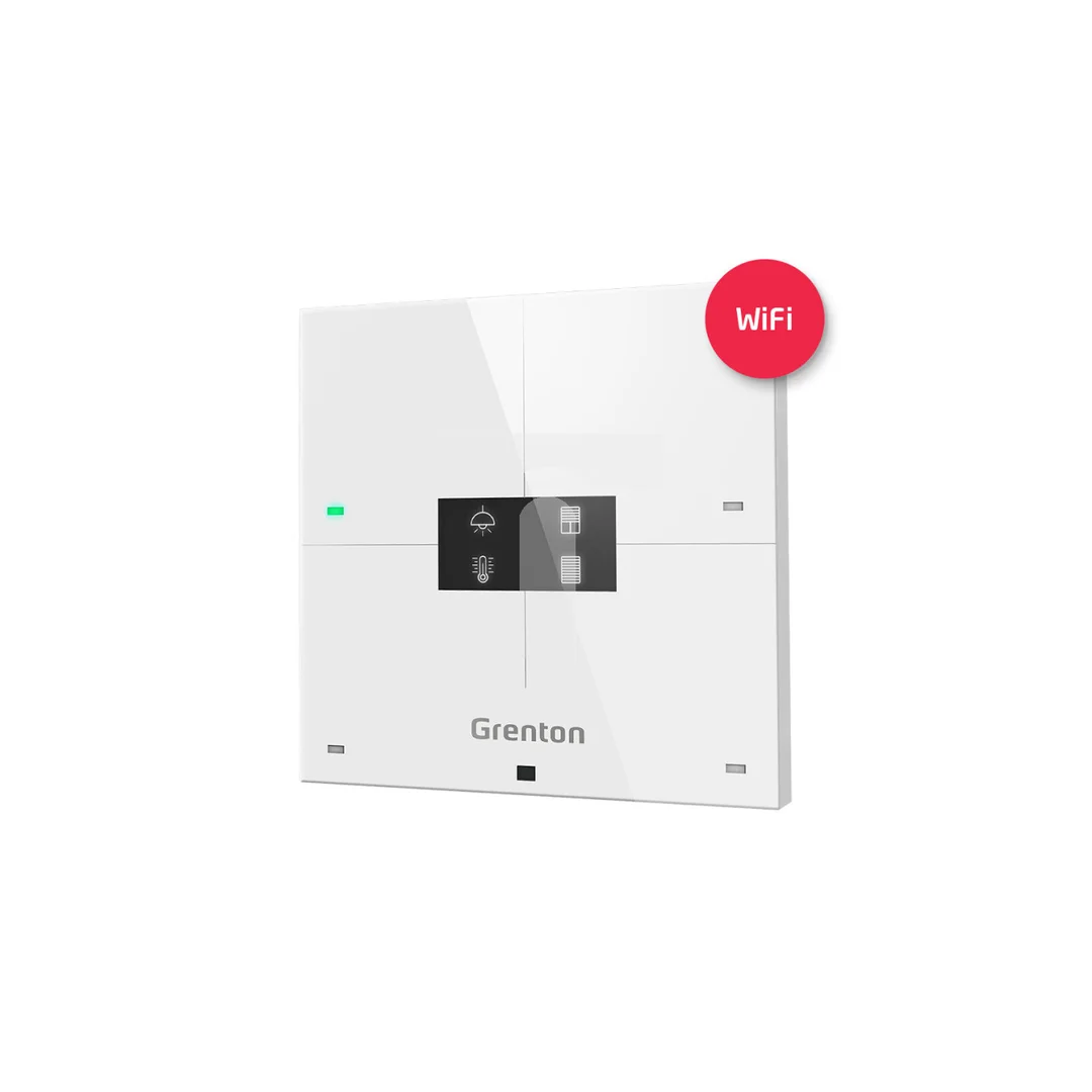 GRENTON SMART PANEL 4B WiFi, OLED, white, WSP-204-W-02