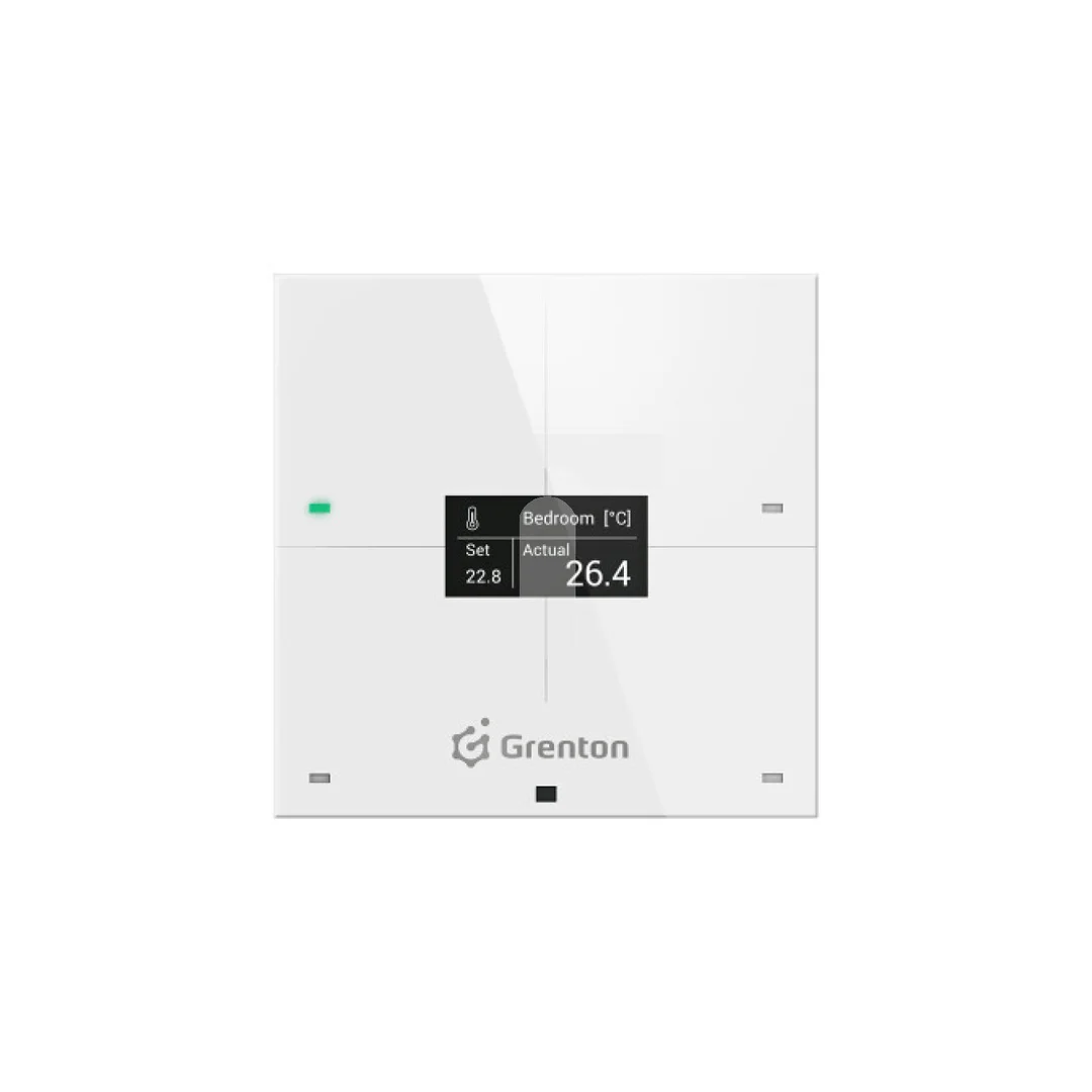 GRENTON SMART PANEL 4B WiFi, OLED, white, WSP-204-W-02