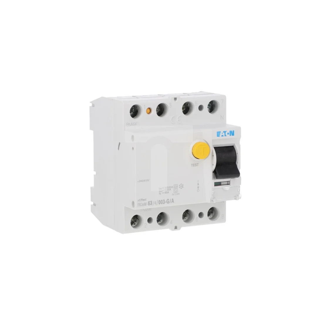 Wyłącznik różnicowoprądowy 4P 63A 0,03A typ G/A 10kA FRCMM FRCMM-63/4/003-G/A 170296
