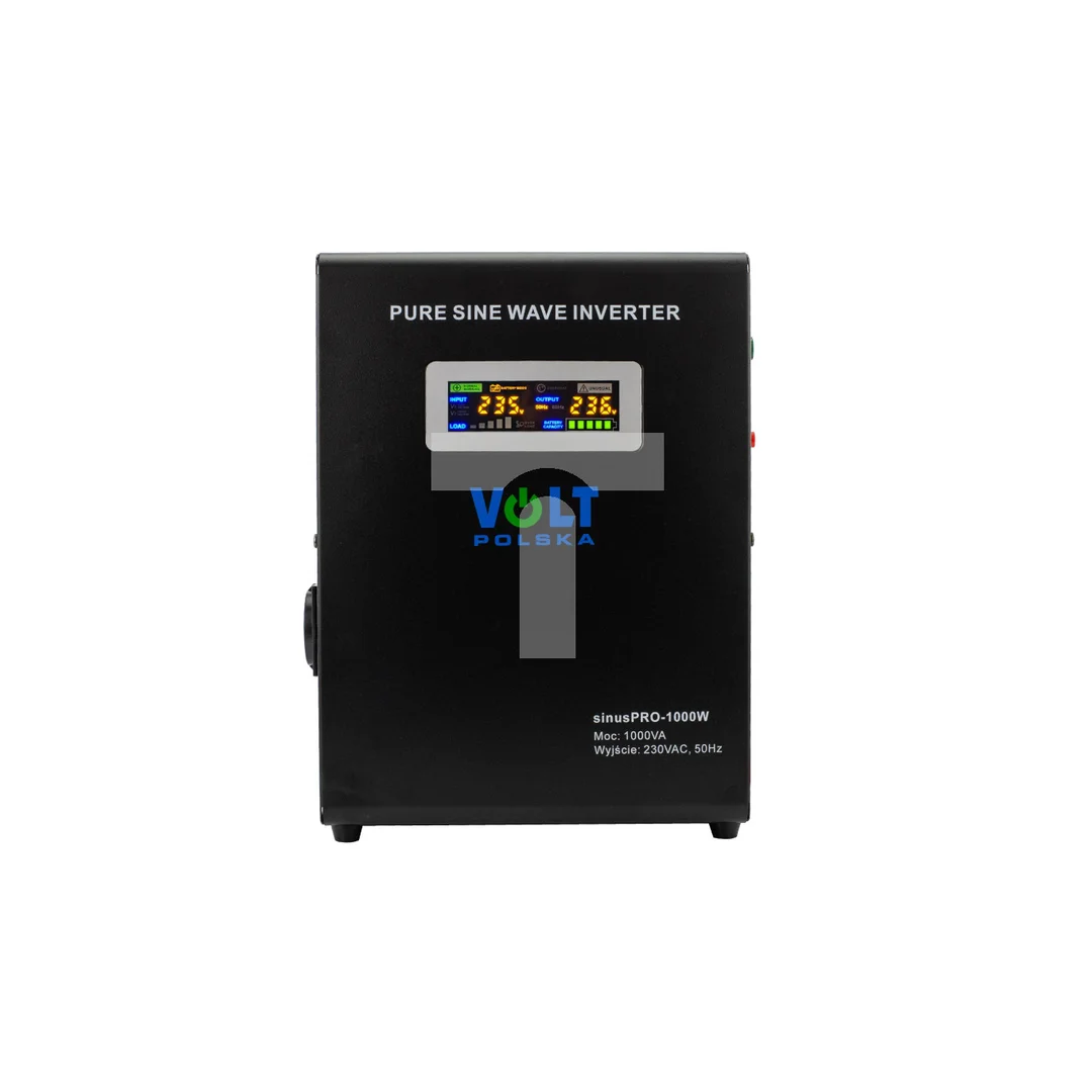 Zasilacz awaryjny przetwornica SINUS PRO W 12/230V 700W/1000VA 20A