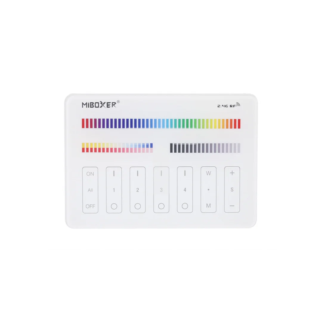 Sterownik LED MiLight panel 4-stref RGB+ CCT na baterie M4