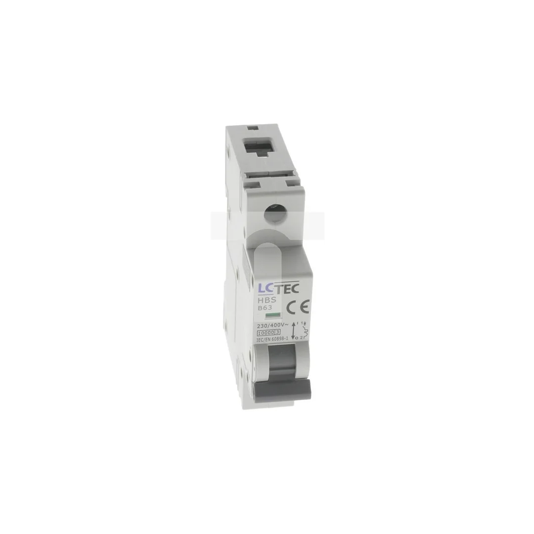 Wyłącznik nadprądowy HBS 1P 1M 1F B 63A 10kA