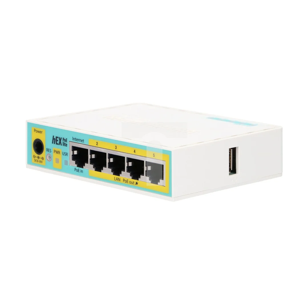 Router RB750UPr2, 5x RJ45 100Mb/s, 1x USB MikroTik hEX PoE lite