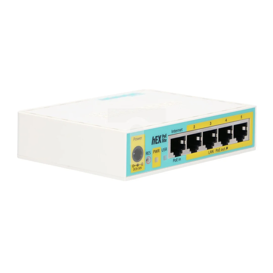 Router RB750UPr2, 5x RJ45 100Mb/s, 1x USB MikroTik hEX PoE lite