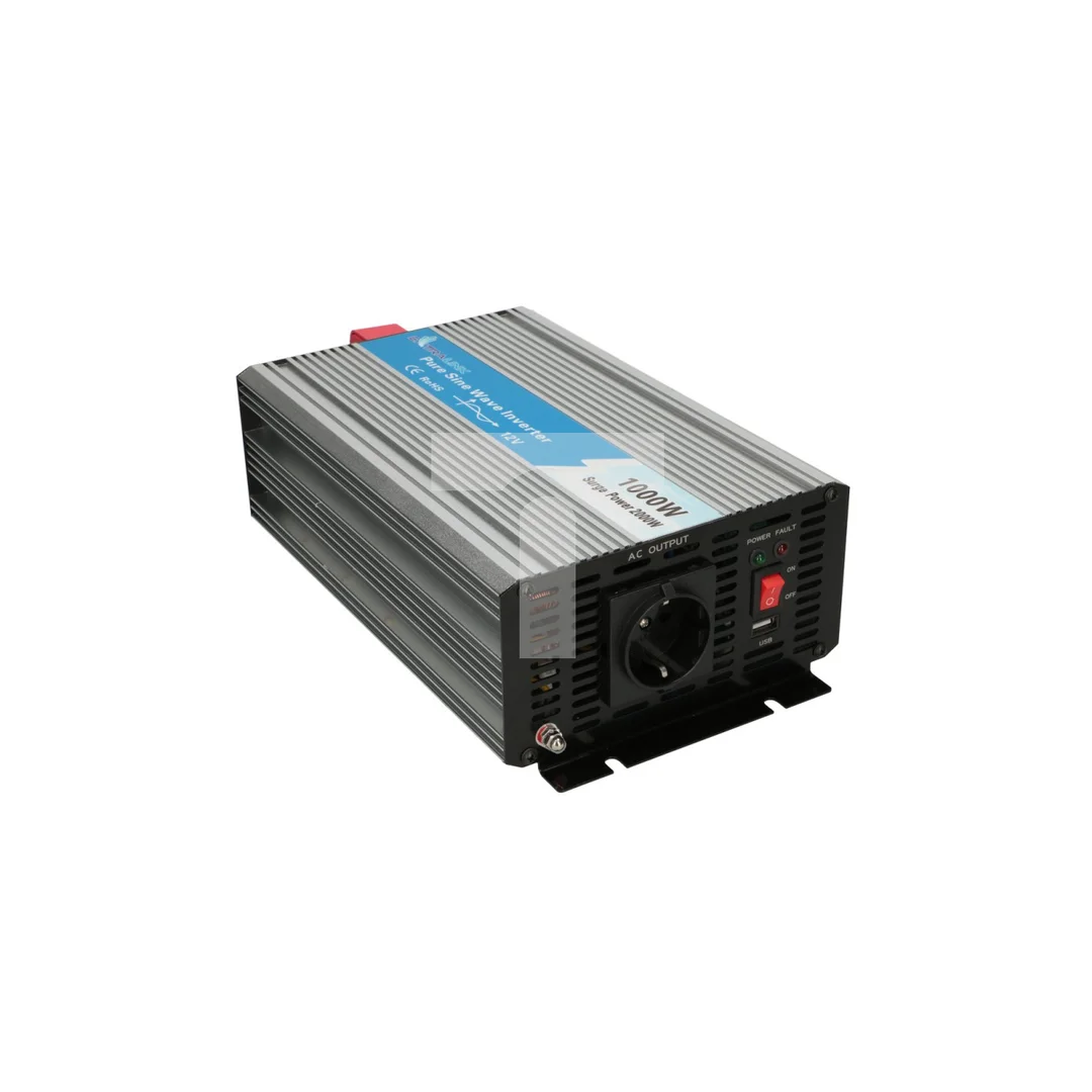 Przetwornica napięcia 12V - 230W, 1000W, czysty sinus Extralink OPIP-1000W