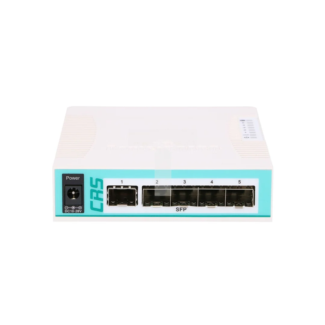 Switch 1x RJ45 1000Mb/s, 6x SFP MikroTik CRS106-1C-5S
