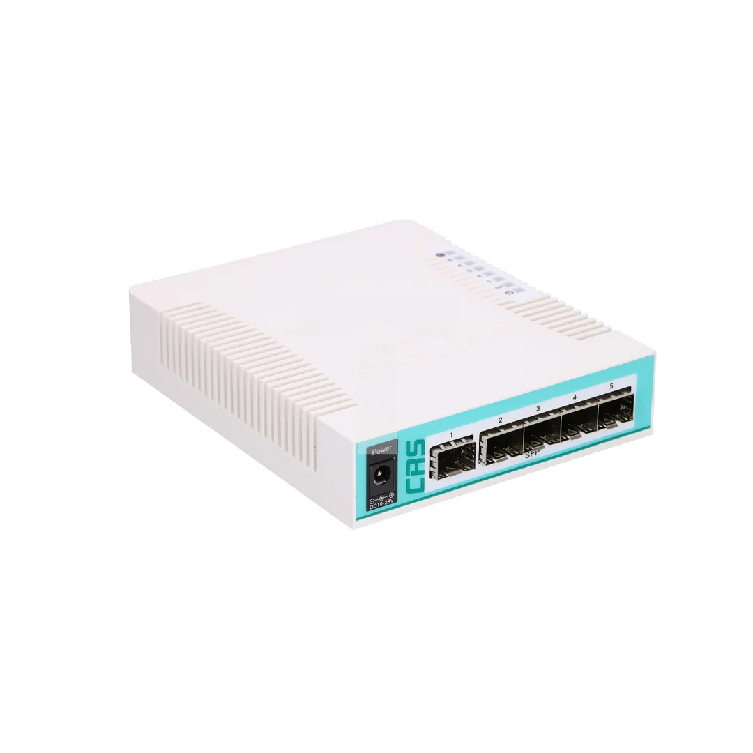 Switch 1x RJ45 1000Mb/s, 6x SFP MikroTik CRS106-1C-5S