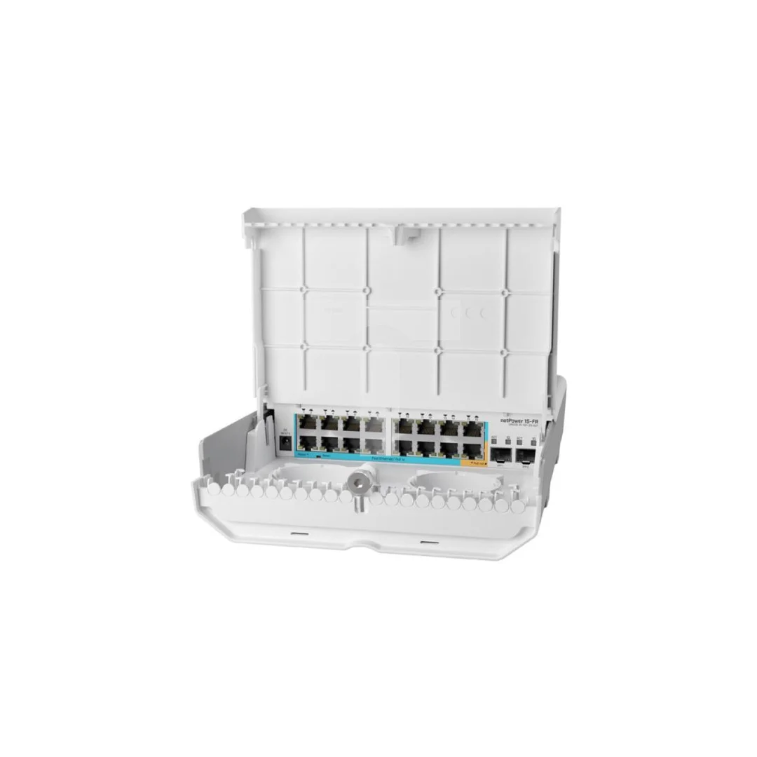 Switch 16x RJ45 100Mb/s, 2x SFP MikroTik netPower 15FR CRS318-1Fi-15Fr-2S-OUT