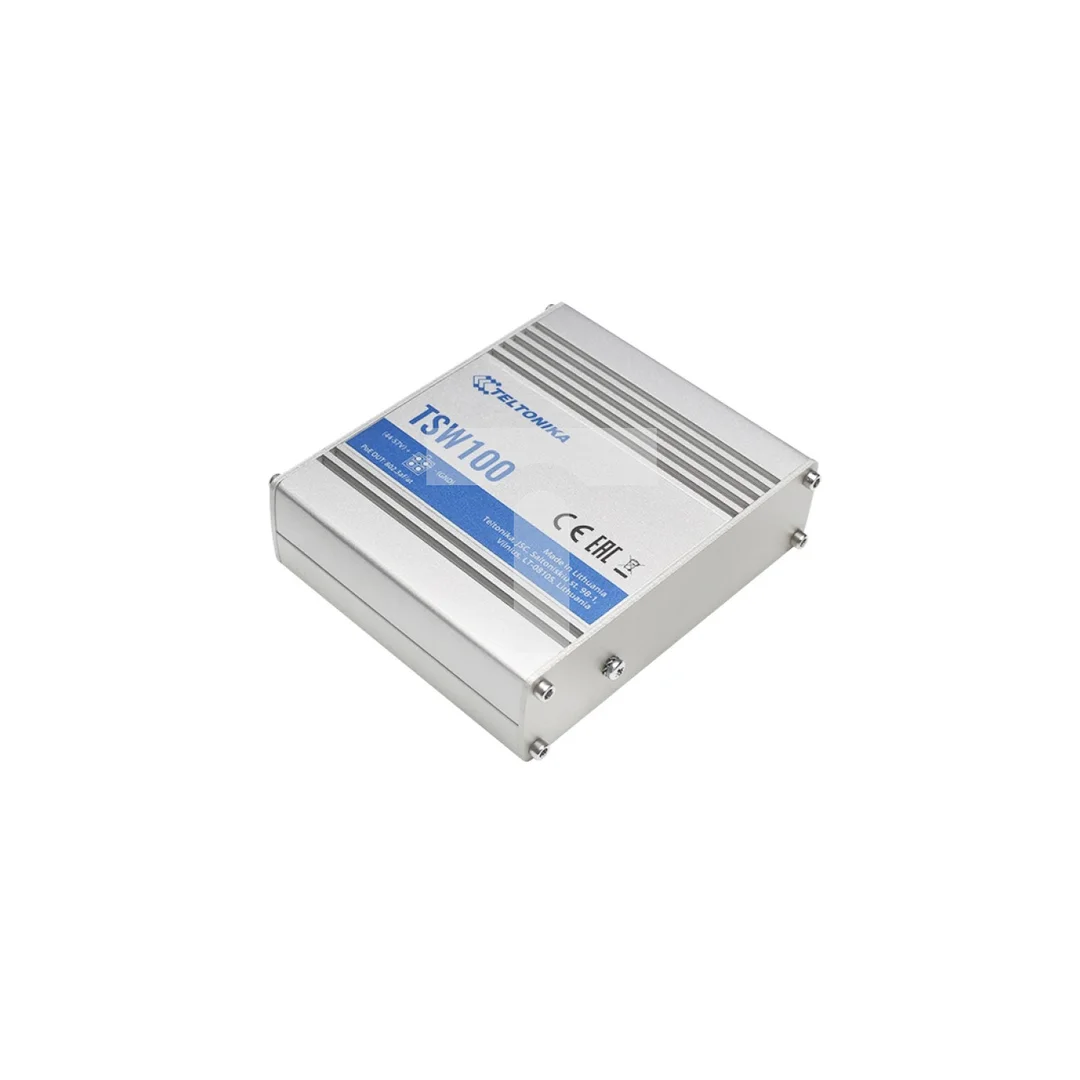Switch PoE 5x RJ45 1000Mb/s, 4x PoE, 60W Teltonika TSW100