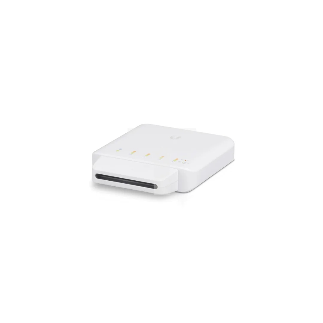 Switch UniFi, 5x RJ45 1000Mb/s, 1x PoE In, 4x PoE Out, 46W Ubiquiti USW-FLEX