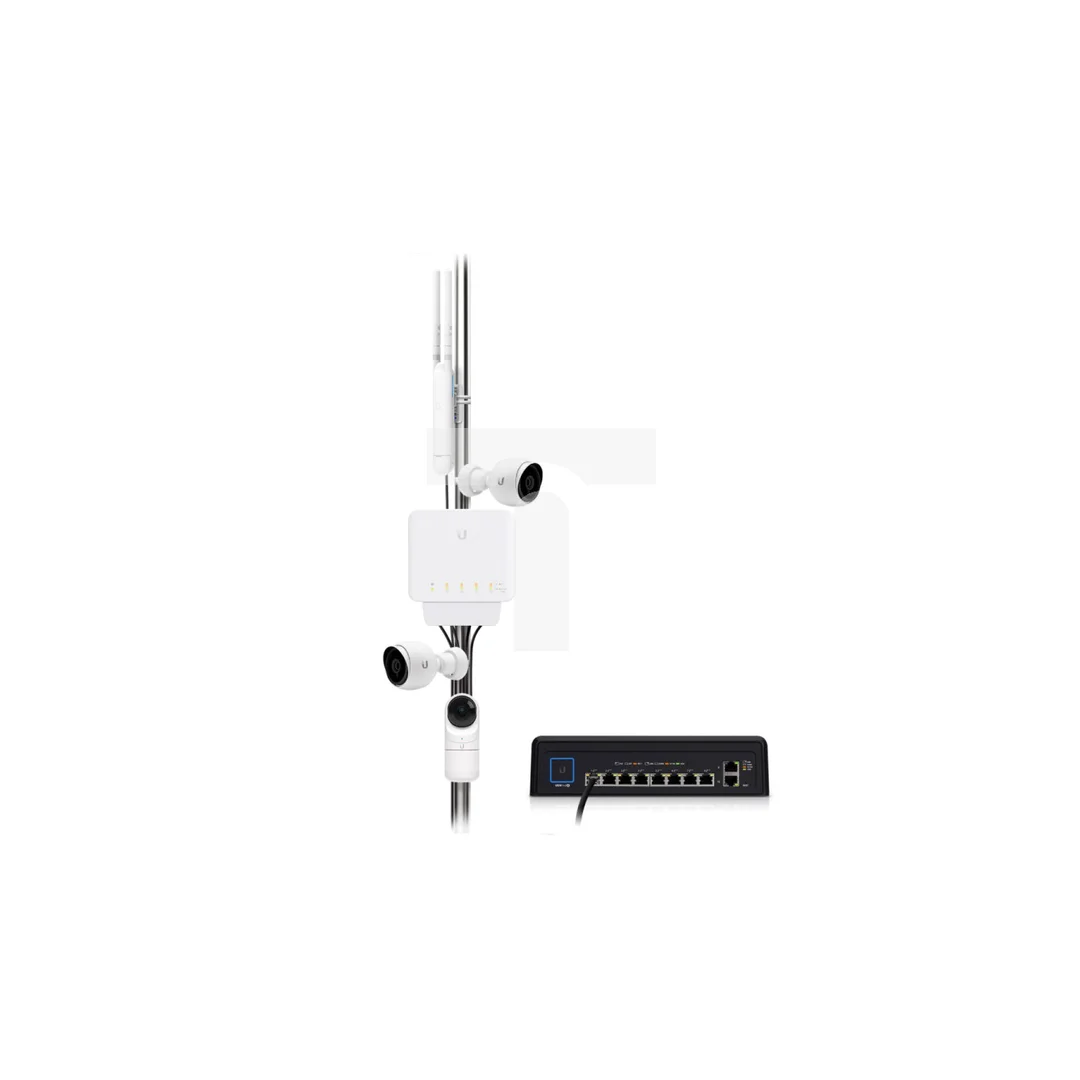 Switch UniFi, 5x RJ45 1000Mb/s, 1x PoE In, 4x PoE Out, 46W Ubiquiti USW-FLEX