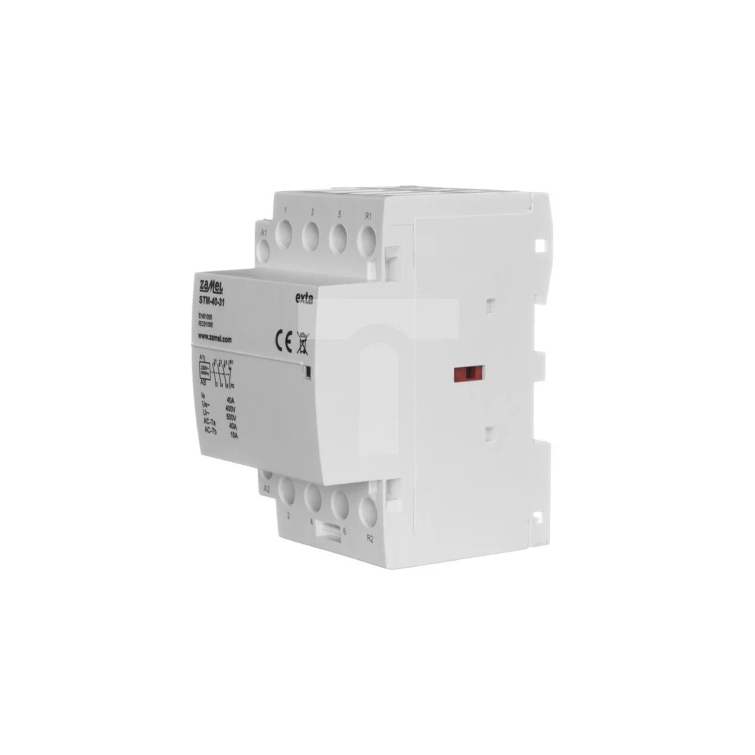 Stycznik modułowy instalacyjny 40A 3xZ+1R 230V AC typ: STM-40-31 EXT10000298