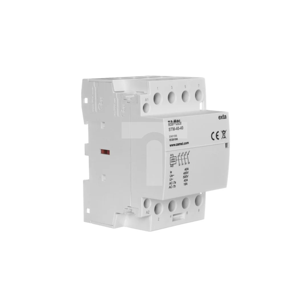 Stycznik modułowy instalacyjny 40A 4xZ 230V AC typ: STM-40-40 EXT10000296