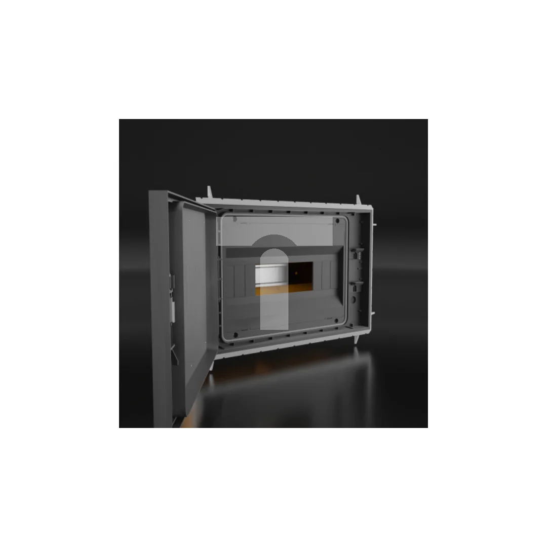 Rozdzielnica podtynkowa IP65 12 modułowa 990.12.INOX M-L 0050